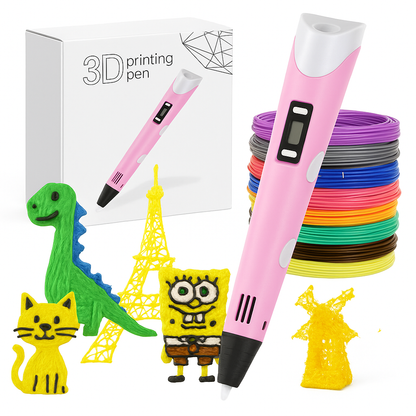 Pluma Mágica 3D Rosa  –  Creatividad lejos de las Pantallas