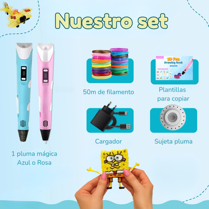 Pluma Mágica 3D  –  Creatividad lejos de las Pantallas