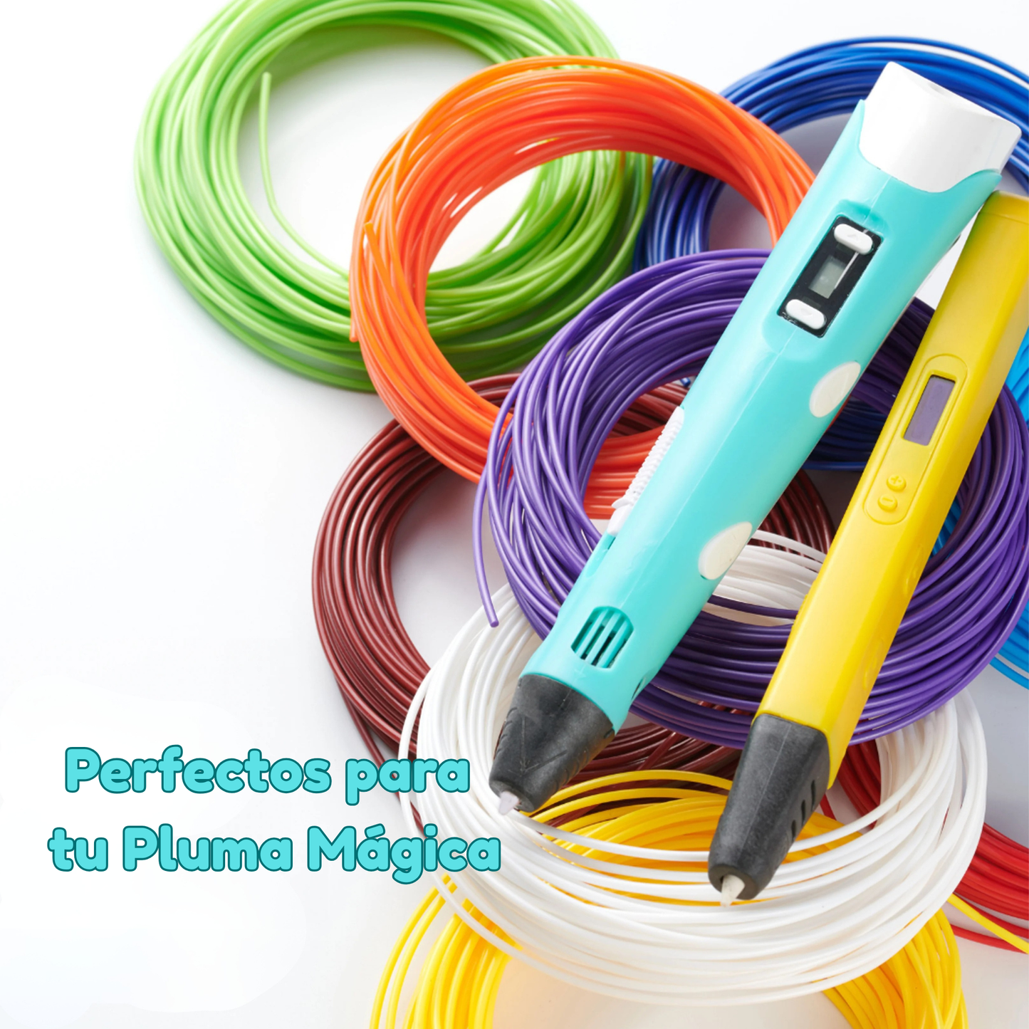 Filamento de colores para Pluma Mágica 3D