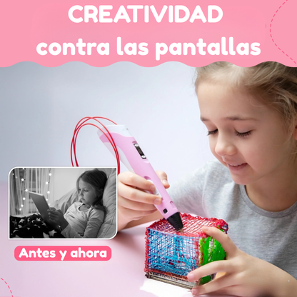 Pluma Mágica 3D  –  Creatividad lejos de las Pantallas